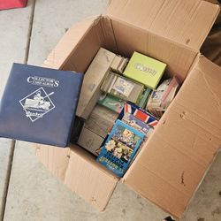 Box Full Of Baseball Cards