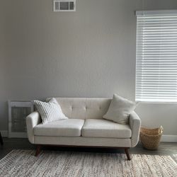 Beige Loveseat/Small Couch For Pick Up!