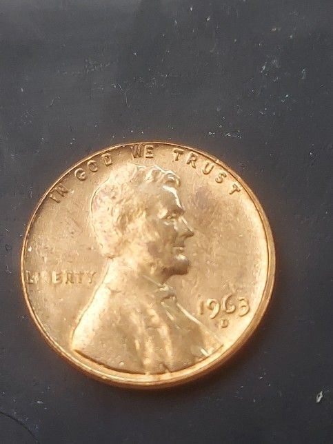 Uncultured 1963D Error Penny