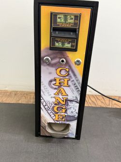 bill changer machine $1 & $5 to Quarter used