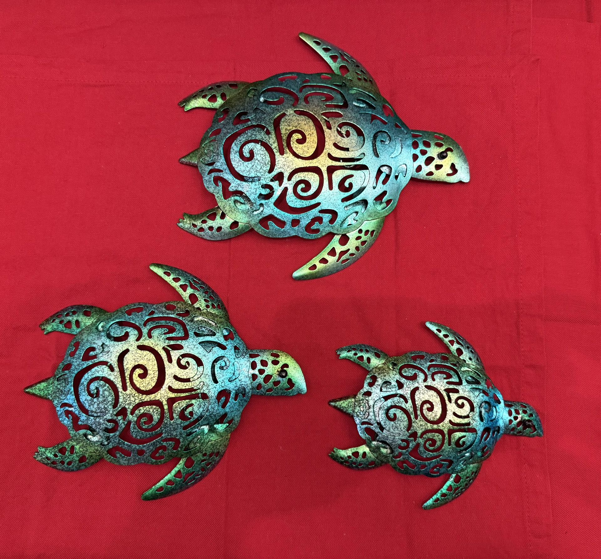 Decorative Metal Turtle Wall Hangings