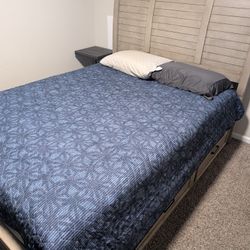 Queen Size Bed Frame With Mattress