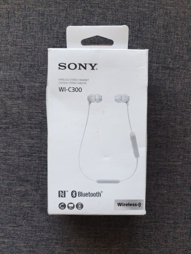 Sony WI-C300 Wireless In-Ear Headphone - White