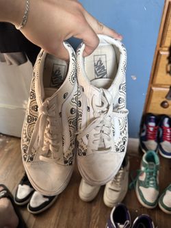 Vans Bandana White Size 12