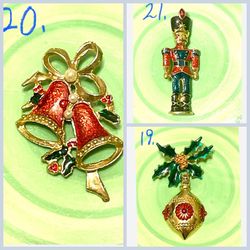 Choice Of 1 Holiday Brooch Radko…