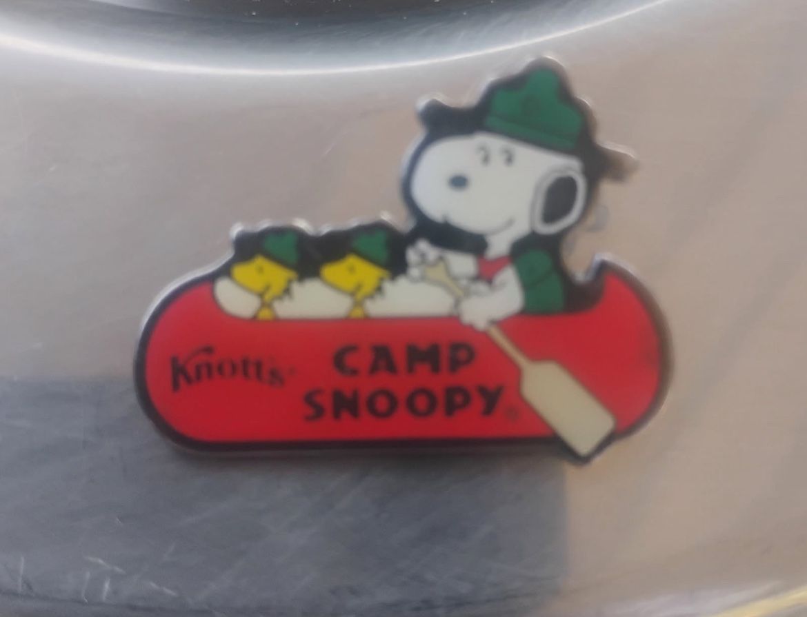 Vintage Camp Snoopy Knots Berry Farm  Magnet