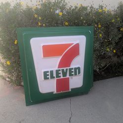 Plastic 711 sign