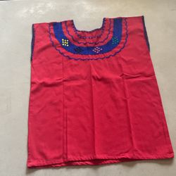 Blusa De Mujer De Manta Mexicano Artesania 