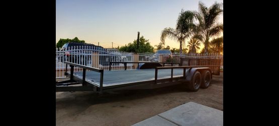2021 7X20 TANDEM UTILITY TRAILER W/ BRAKES