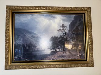 Big Scenic Vintage Picture Frame