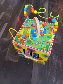 Toddlers Activity Cube. Gently Used