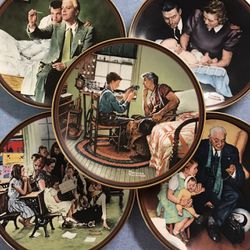 Norman Rockwell Plates 