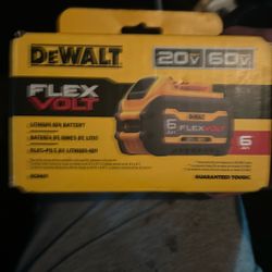 6am 60 volt Flex Volt Dewalt Battery 