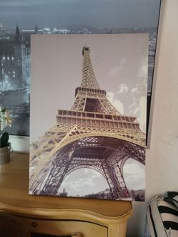 Eiffel Tower Canvas $20
