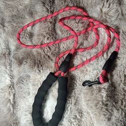 Reflective Dog Leash (Pink)