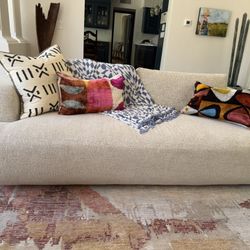 NEW Four Hands Bench Seat Sofa 86" 