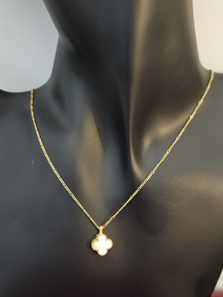 18k Real Saudi Gold Chain With Pendant