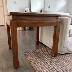 Wood End Table