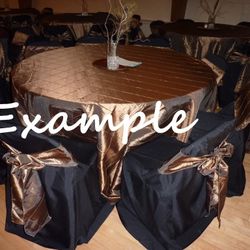 Black Chair Covers ~ Lot of 115