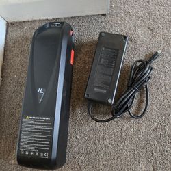 Hailong Electric Bike Bicycle Battery 48v NEW W/ Charger NO KEY 