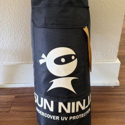 Sun Ninja Beach Shade Canopy 7.5 x 7 ft – UV Protection