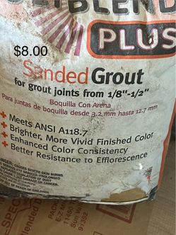 OU091426 Bags of Cement, Mortar and Grout