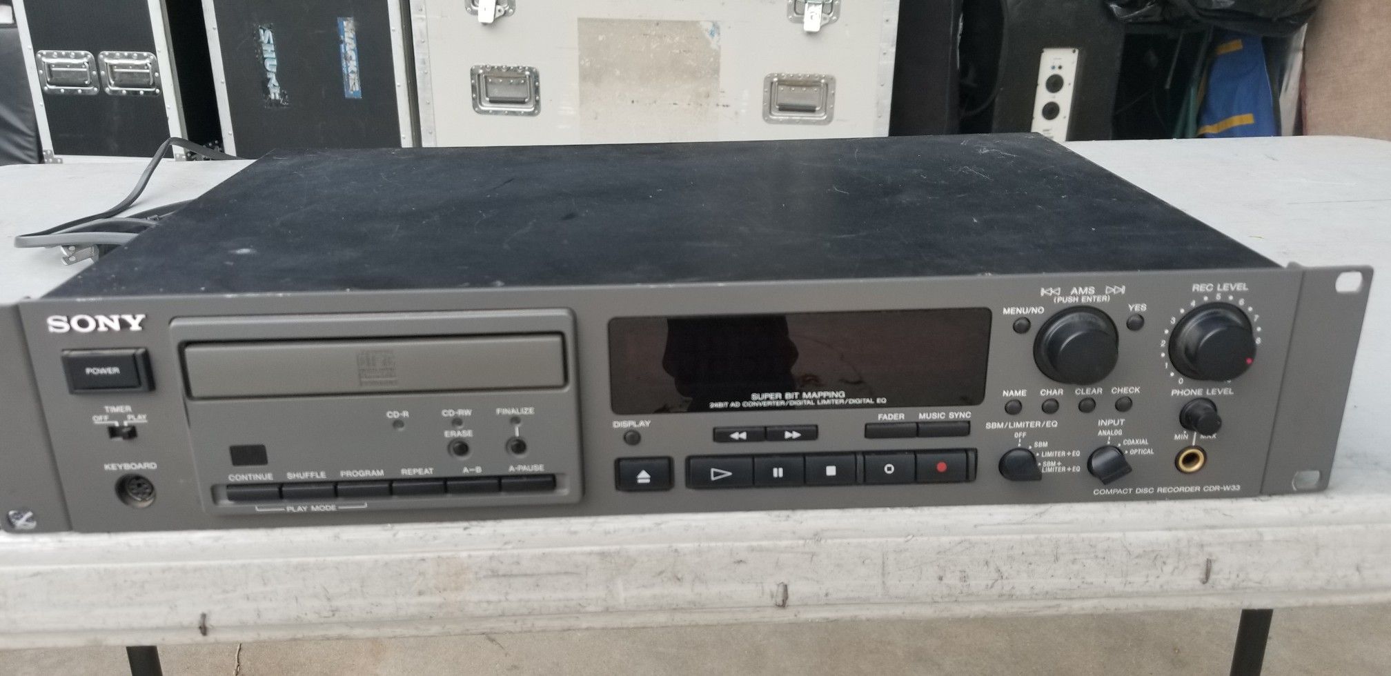 Sony CDR -W33 CD/ CDRW RECORDER