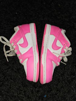 Nike Dunk Low Laser Fuchsia Size 1.5 kids