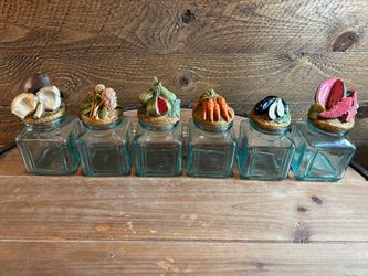 Vintage Coccinella by Lella spice jars