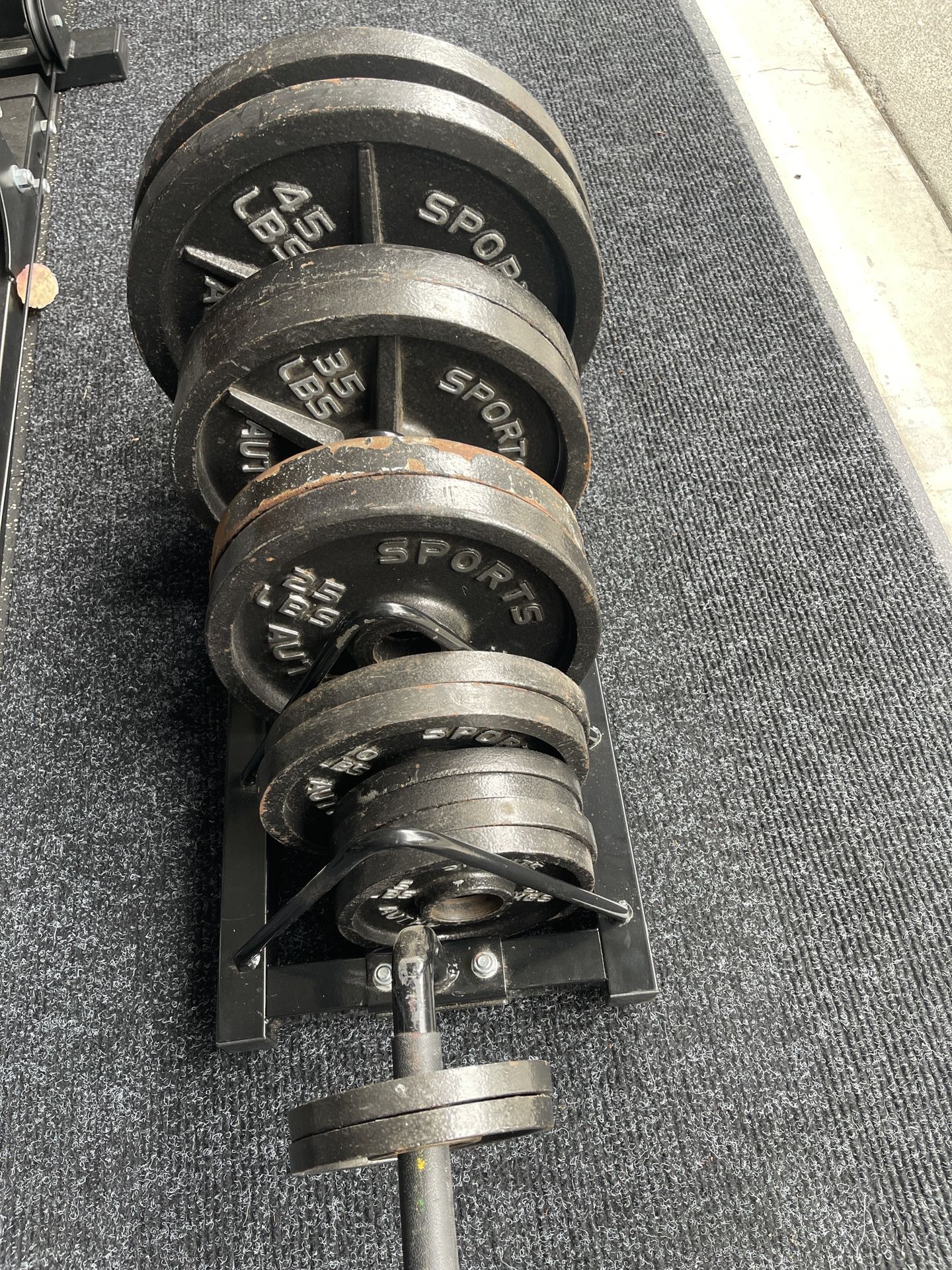 255lbs of weight plates (pending Pick Up)