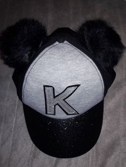 Justice MICKEY MOUSE POM POM Bling Youth Hat
