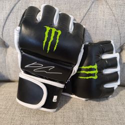 Monster Energy Signed MMA Gloves