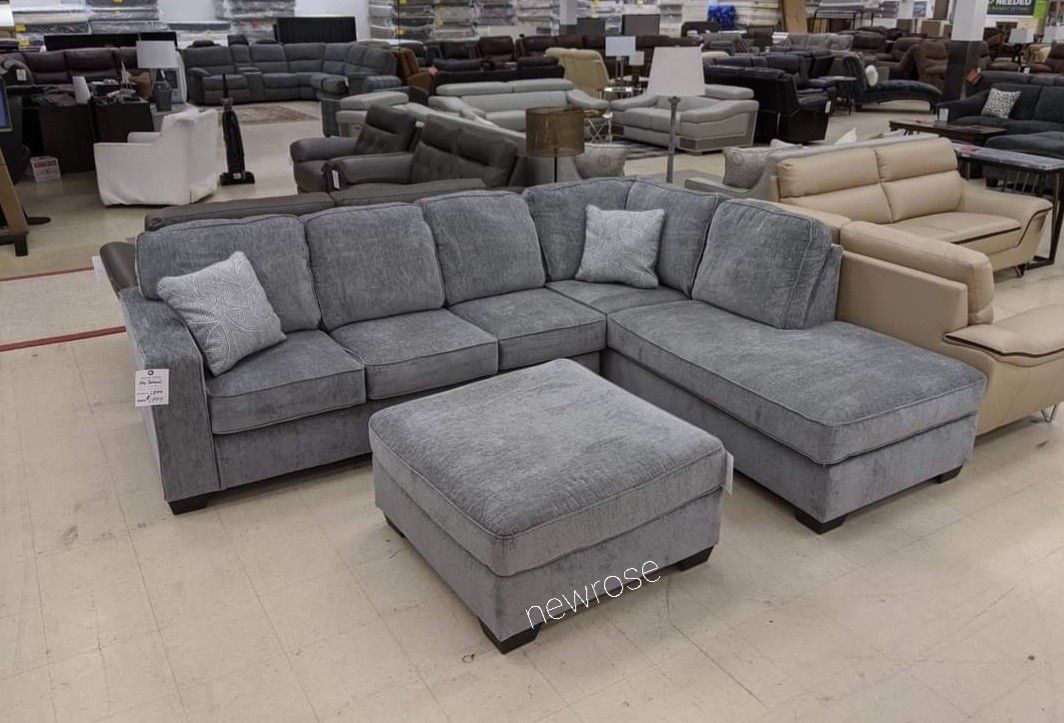 Altari 2pc Sectional Sofa & Couch with Chaise