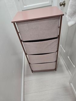 4-Drawer Fabric Dresser Storage Tower