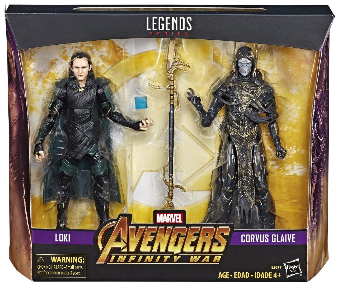 Loki & Corvus Glaive Marvel Legends