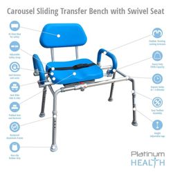 🔥 NEW!! Premium Sliding Shower Chair/Bench 🔥