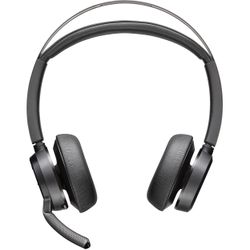 Poly Voyager Focus 2 Microsoft Teams Certified USB-A Headset With Charging Stand  