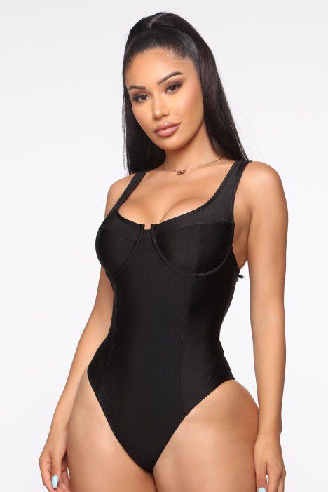 Staying Out Late Bodysuit - Black

