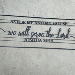 Metal Bible Verse Wall Art