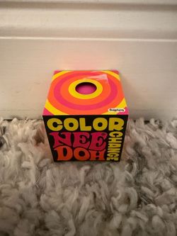 Nee Doh Schylling COLOR CHANGING Stress Ball Squeeze Fidget Toy PINK Needoh