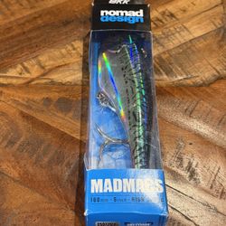 Nomad Madmacs 160 Silver Green Mackerel Saltwater Lure