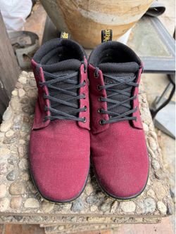 Dr Martens Belmont Cherry Red Boots