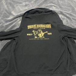 Black & Gold True Religion Hoodie