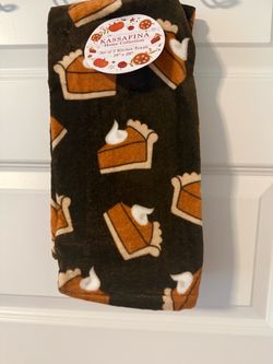 Kassafina - Thanksgiving Pumpkin Pie Kitchen Towels (Set of 2)