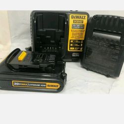Dewalt 20v Battery/ Charger Used Works Great
