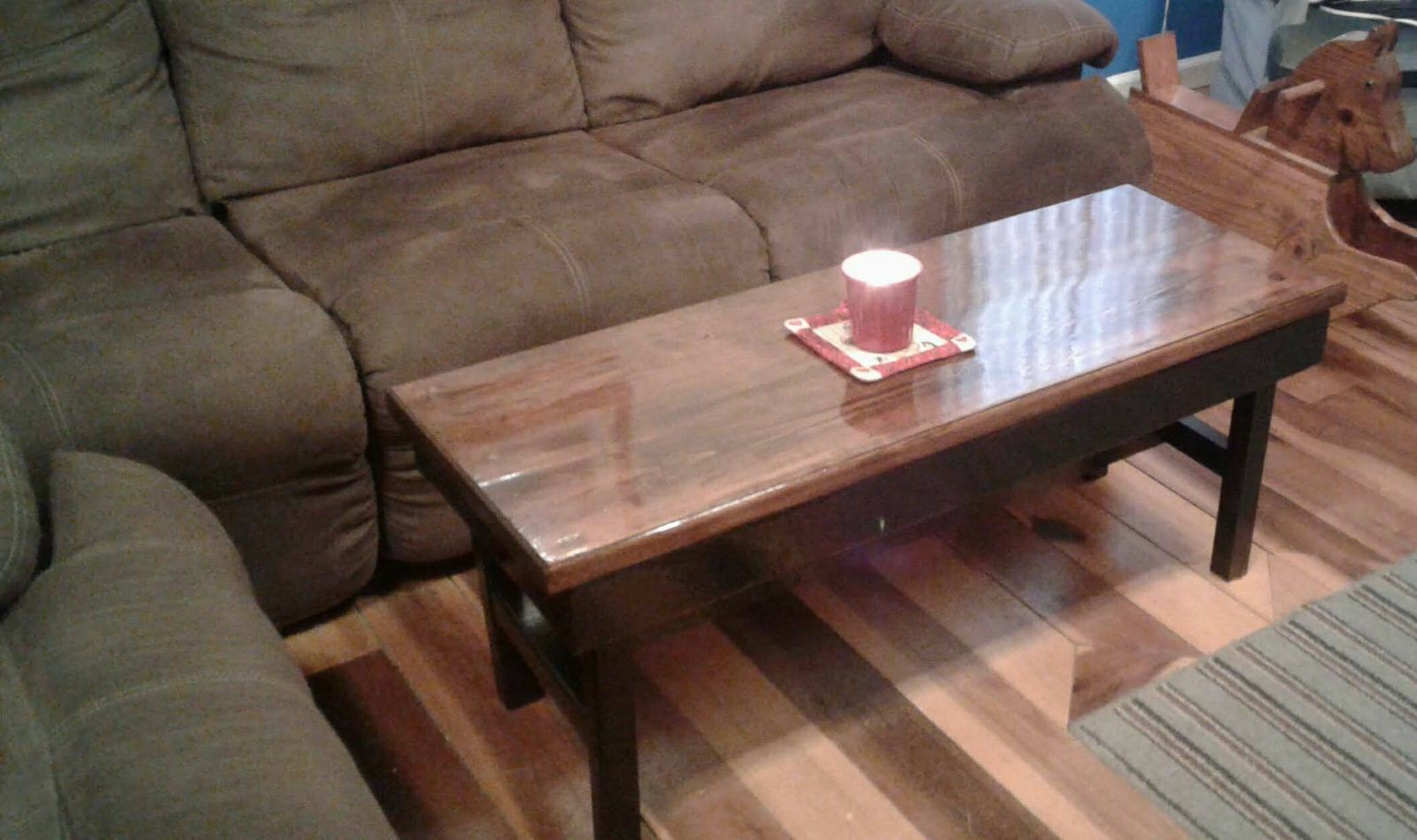 Hand made coffee table