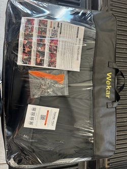 Tesla Model Y black leather seat cover kit