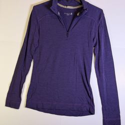 Smartwool, 1/4 Zip Long Sleeve Pullover Women’s Size Large