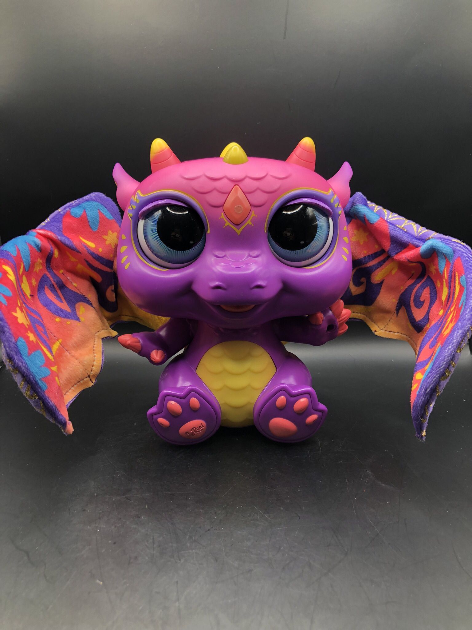 FurReal Friends Moodwings Colorful Baby Dragon Interactive Pet Makes Sounds 7''