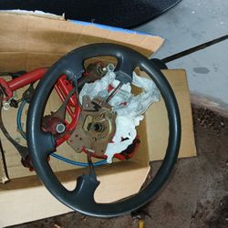 Stock Honda Steering Wheel Complete 